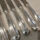 6 silver-plated dessert knives by Christofle Albi, 19.8cm