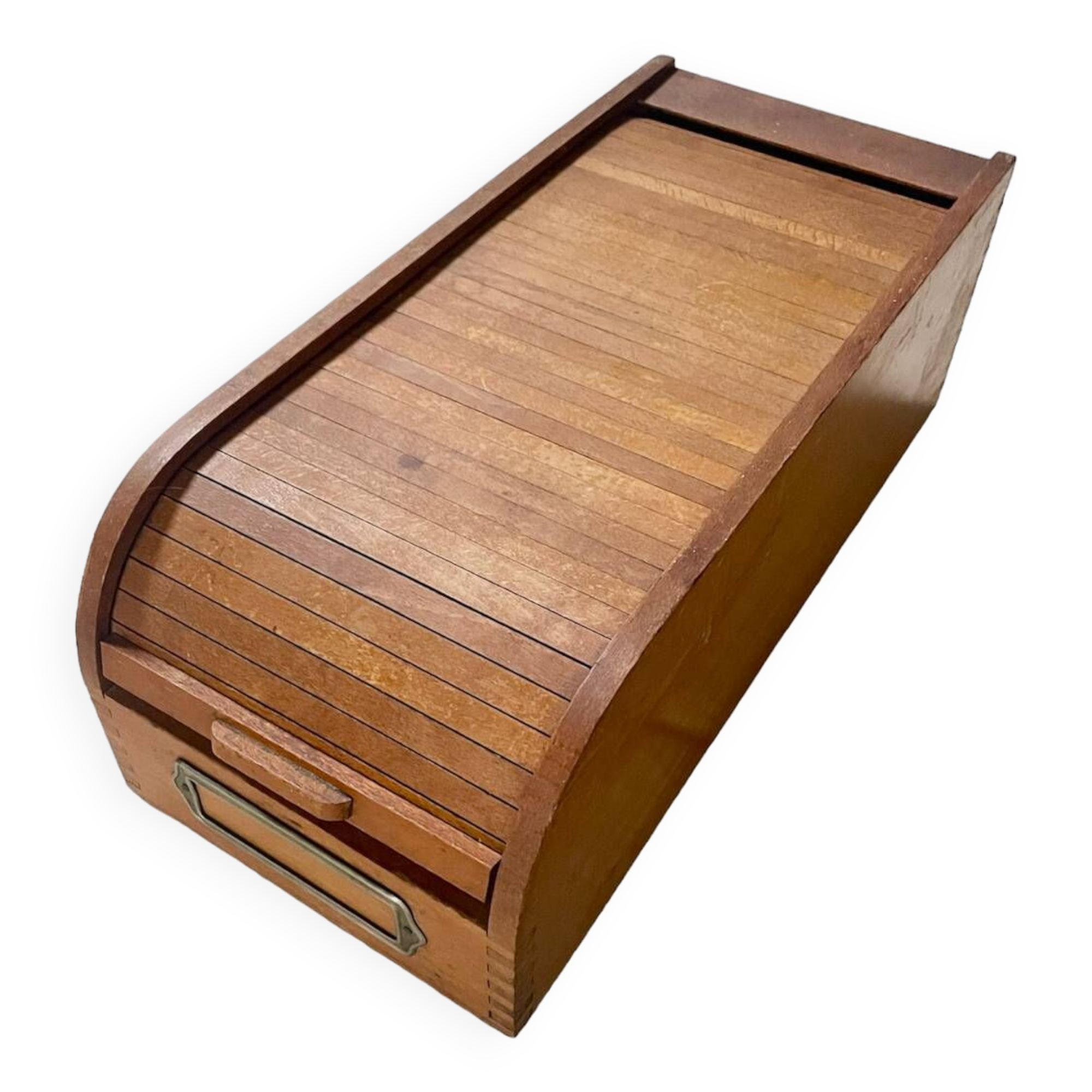 Boîte à rideau en bois de hêtre vintage | Selency