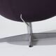 PURPLE EGG ARMCHAIR, ARNE JACOBSEN, 1960s