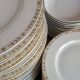 Set of porcelain plates Guy Degrenne Lenassia collection