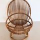 Giovanni Travasa for Bonacina Bamboo Lounge Chair, 1950s