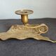 Antique bronze ivy leaf candle holder
