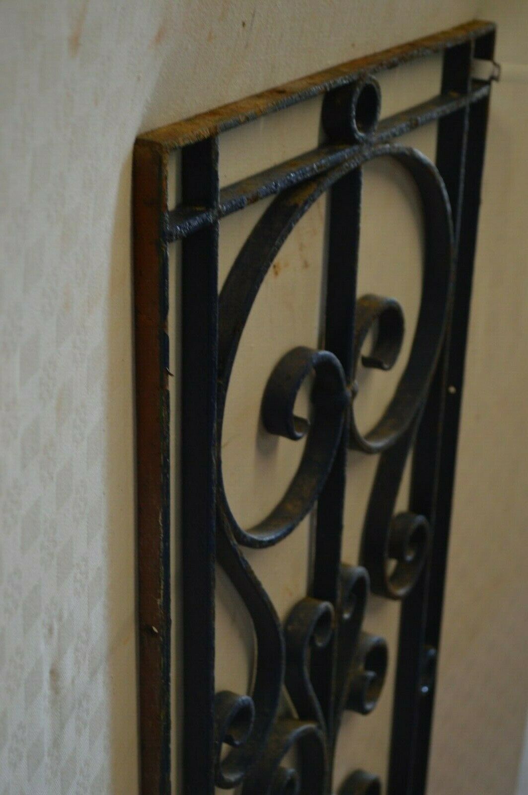 Wrought iron door grate