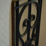 Wrought iron door grate