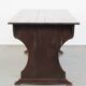 19th-century English pine monastery table.