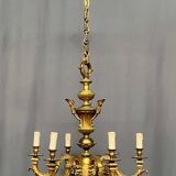 Mazarin chandelier. Solid bronze.