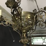 Bronze chandelier