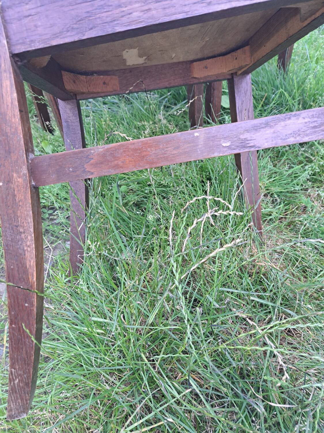 Set of 6 art deco chairs.