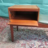 vintage teak phone table "Mr Chippy"