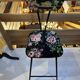 Pair of canvas high chairs