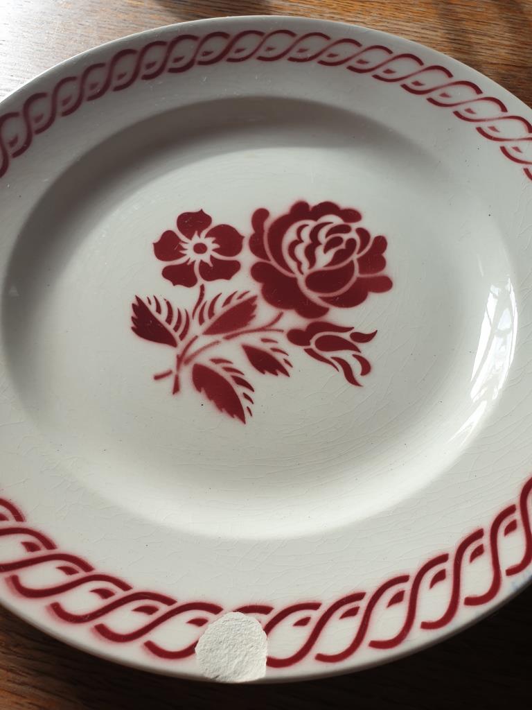 Set 6 plates Gien France Claire