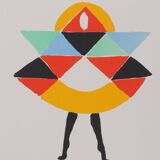 Sonia Delaunay: Carnival, signed lithograph