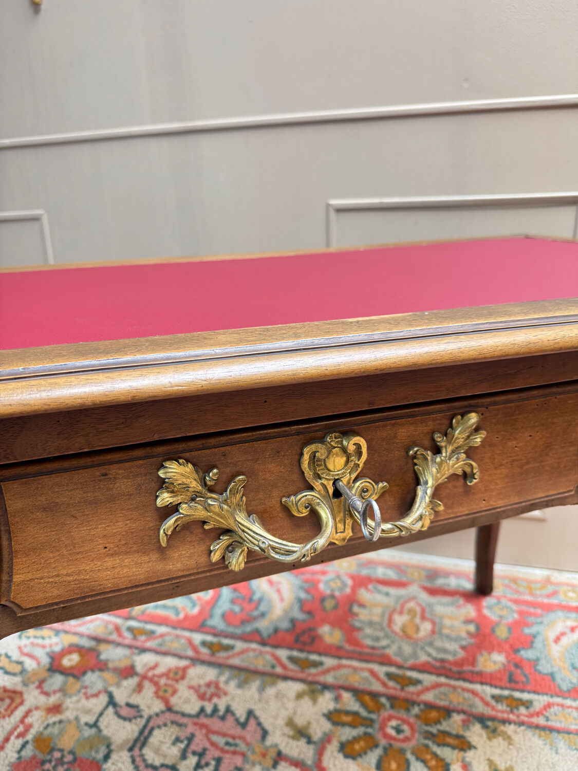 18th century Regency period natural wood desk