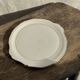Large earthenware tart dish from Gien Quimper with a golden rim D35