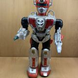 Red and silver Zadak robot