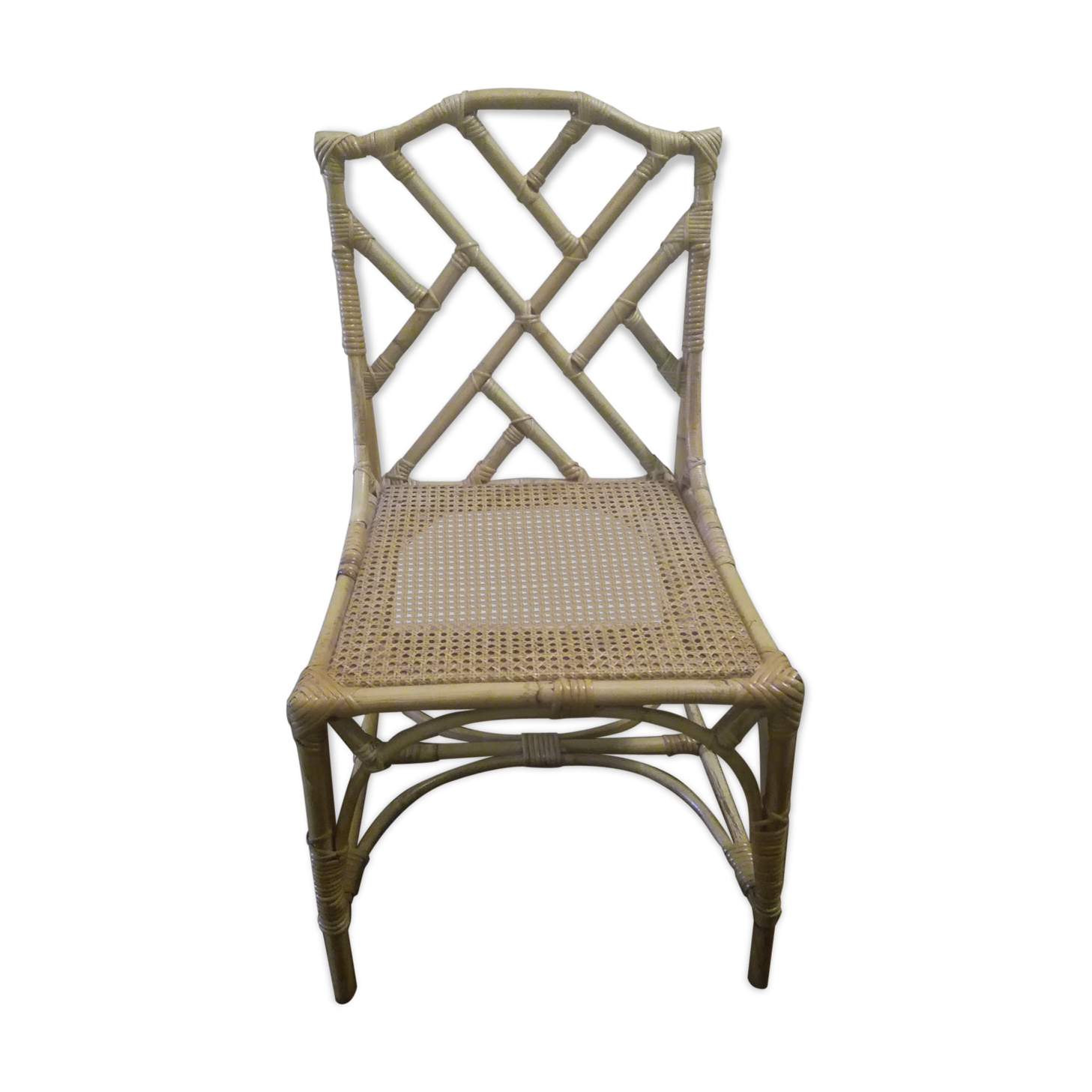 Rattan chair vintage home