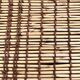 Mauritanian African mat in leather and reeds