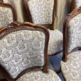 Set of 6 Louis XV style chairs