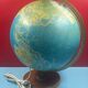 Mappemonde, globe terrestre  replogle Horizon Mondiale, Chicago 1970, fonctionne