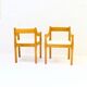 4 dining chairs "Carimate" by Vico Magistretti for Cassina,