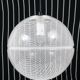 Harvey Guzzini Suspension Boule Op-Art Striped Postmodern by Meblo, 1970s