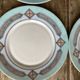 Set of 6 dessert plates Arcopal France – Aztec Vintage 90s model
