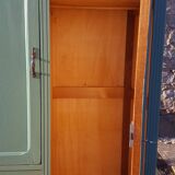 Vintage parisian wooden slip-up