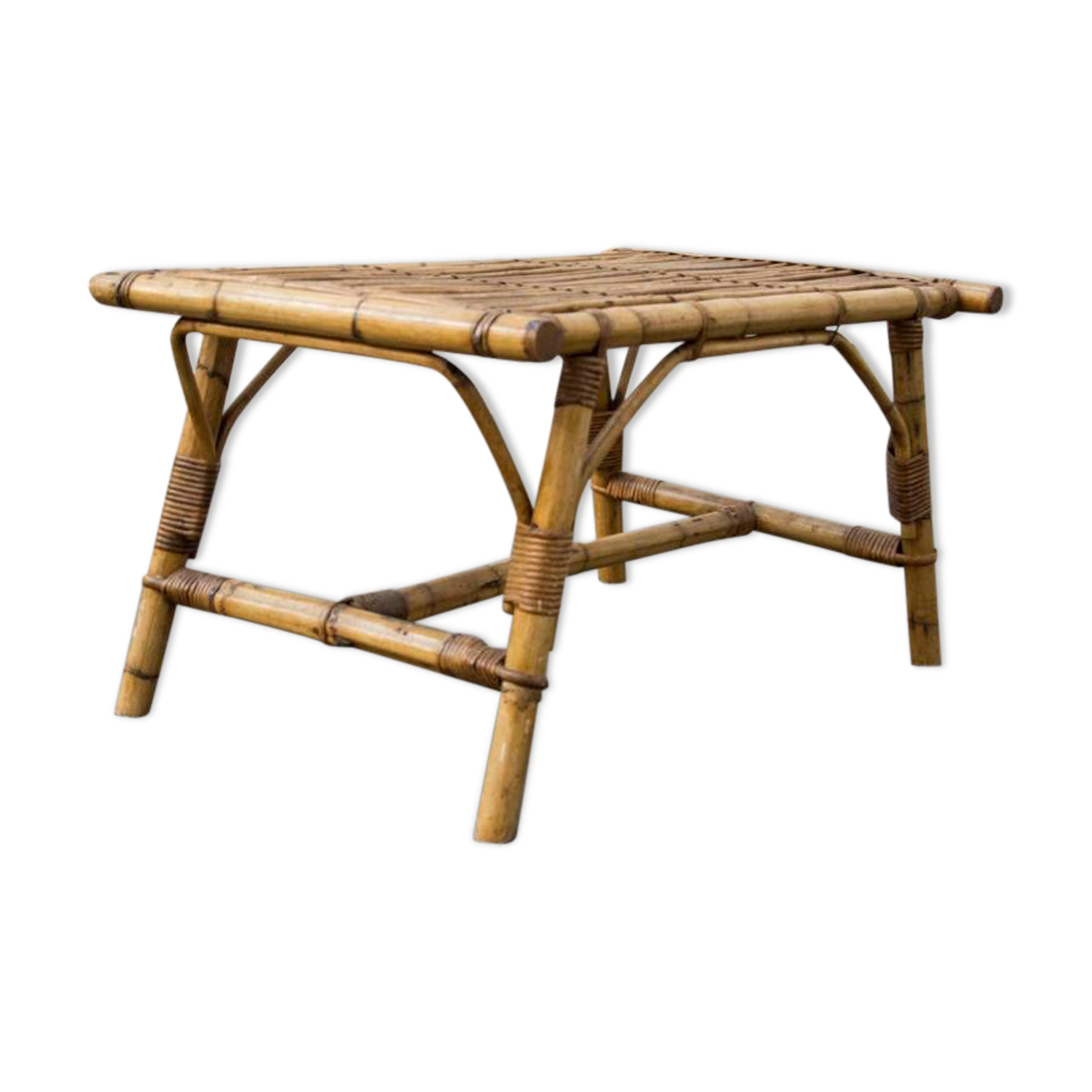 Rattan coffee table