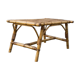 Table basse en rotin