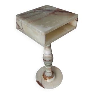 Sellette en albatre onyx