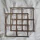 Stretchy silver metal flat bottom