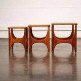 Teak nesting tables