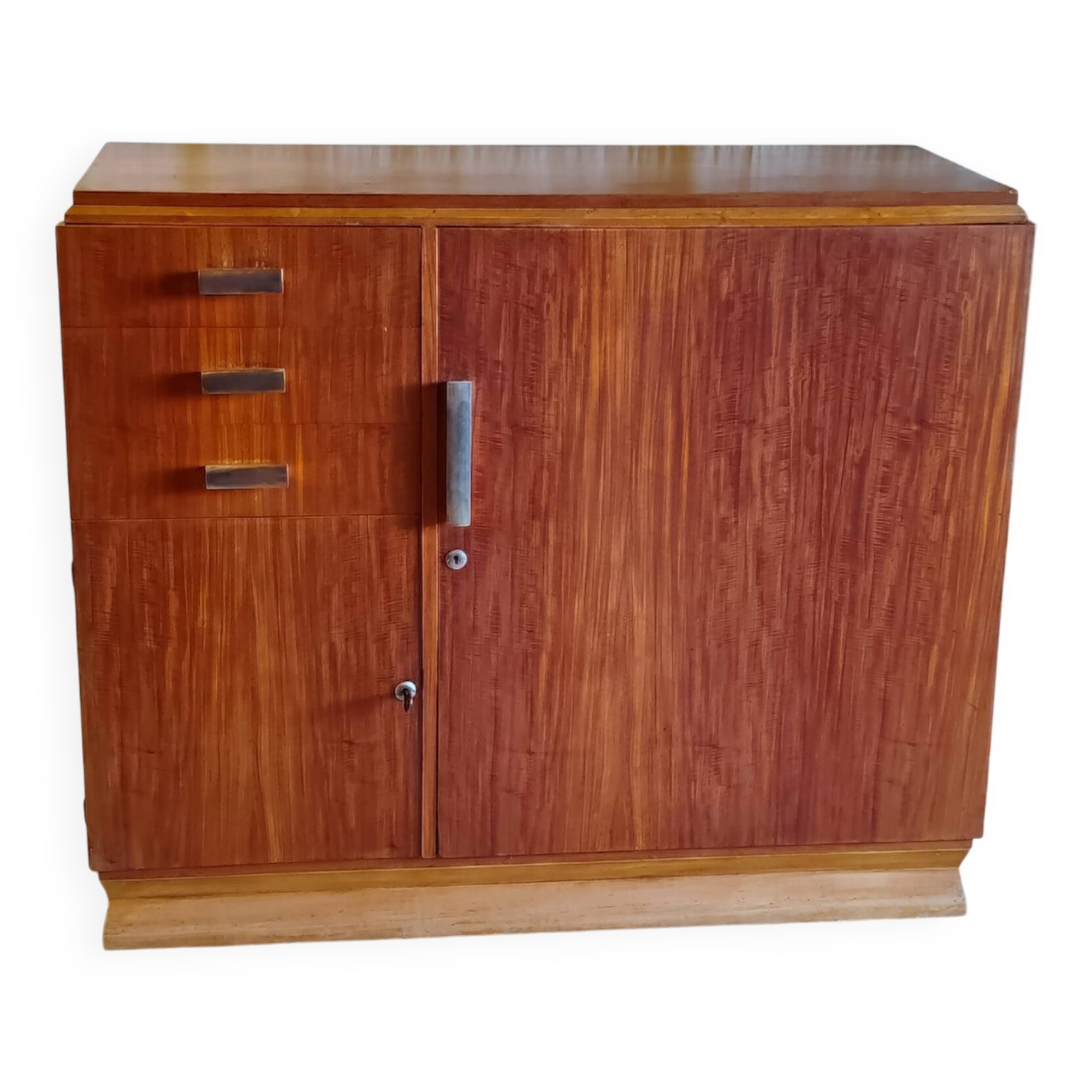 Buffet Art-déco en teck - années 30/40