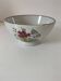 Large light grey speckled earthenware bowl with floral decoration – 1960s–1970s