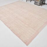 9x11 Pink & Beige Soft Wool Vintage Rug, 263x330Cm SK 33962