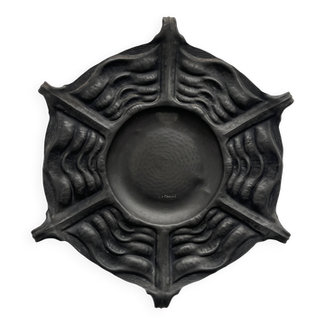 Repoussé Pewter Dish Alice & Eugène Chanal 1900/1925
