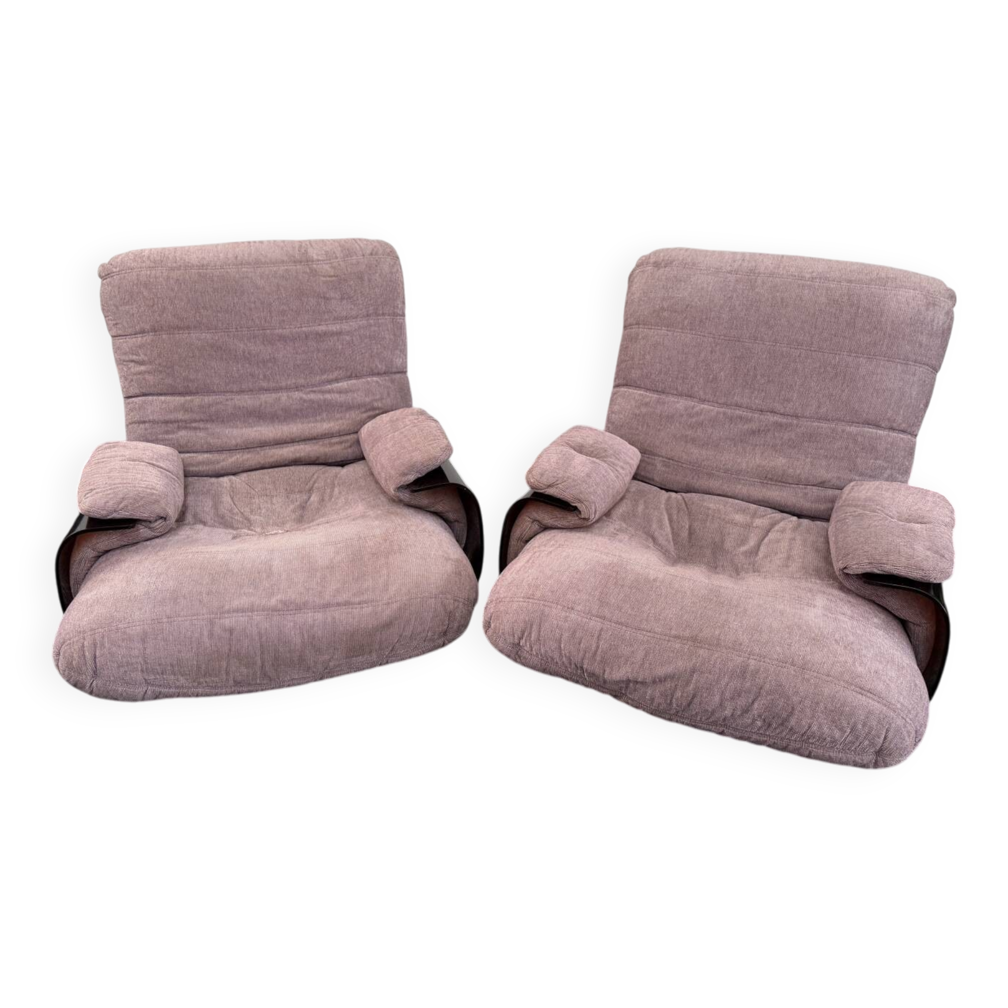Pair of armchairs / lounge chairs Marsala Ligne Roset