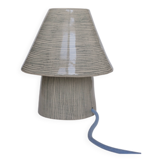 ceramic table lamp striped