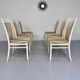 6 chaises design thonet gebruder laquage craquelé années 80 vintage