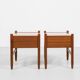 Midcentury Danish pair of night stands in teak 1960s