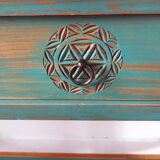 Patinated Balinese console