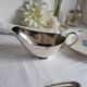 Silver-plated sauce boat