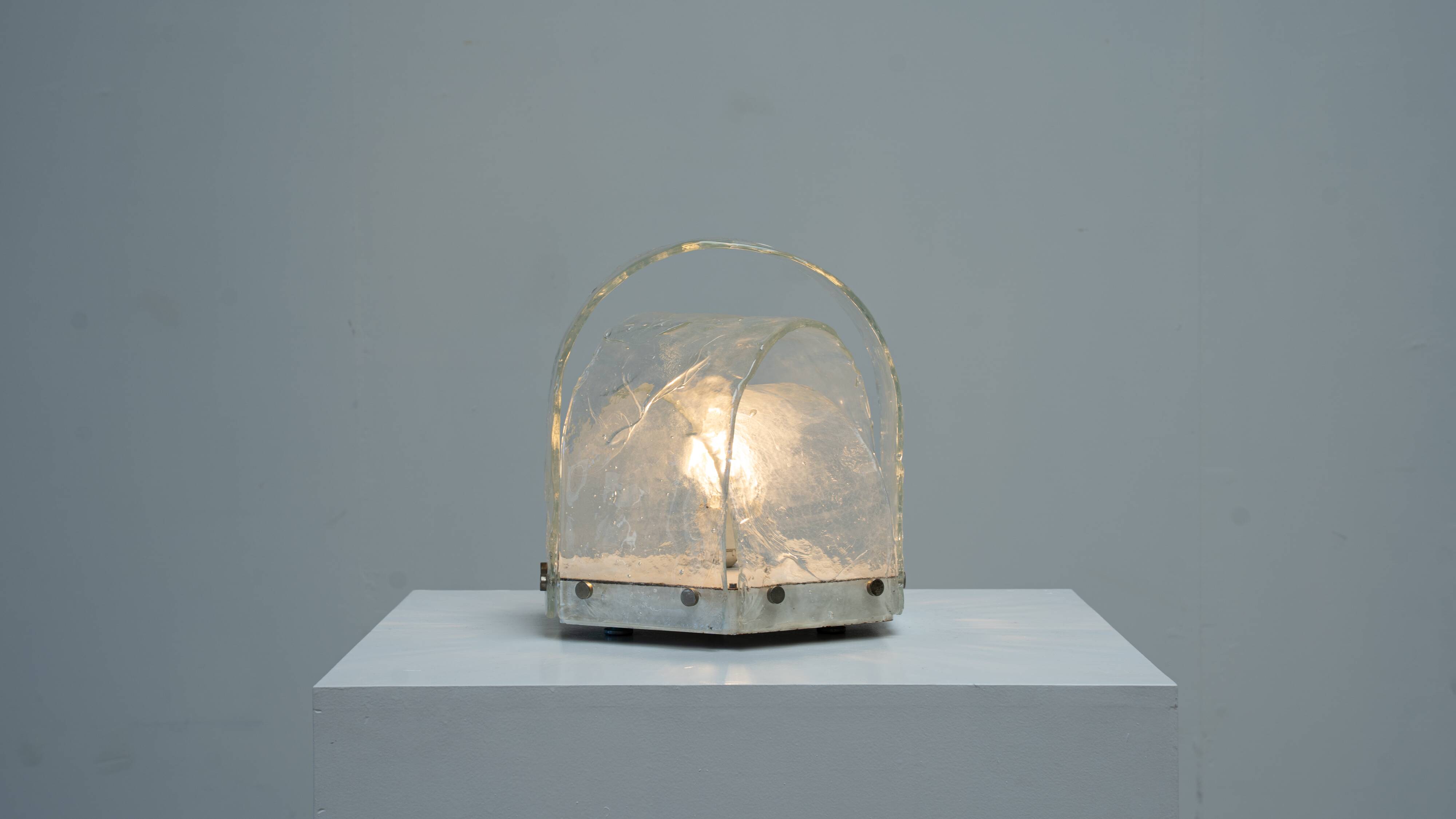 Carlo Nason for Mazzega sculptural table lamp