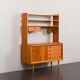 Danish vintage teak bookcase with a hidden desk, 1960s