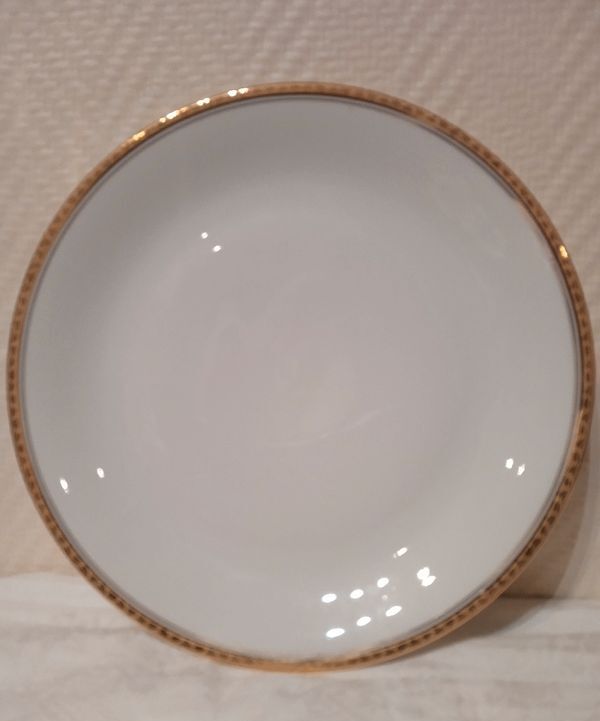 Lot 6 flat plates Limoges porcelain