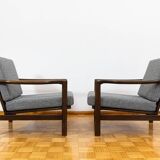 Pair of mid century armchairs "b7522 " by zenon bączyk, poland, 1960's