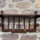 Coat hooks wall-mounted coat rack in rustic wood french coat rack 70s