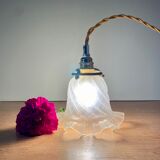 Vintage frosted glass tulip ride