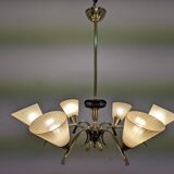 Brass chandelier from the 50s/60s