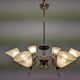 Brass chandelier from the 50s/60s